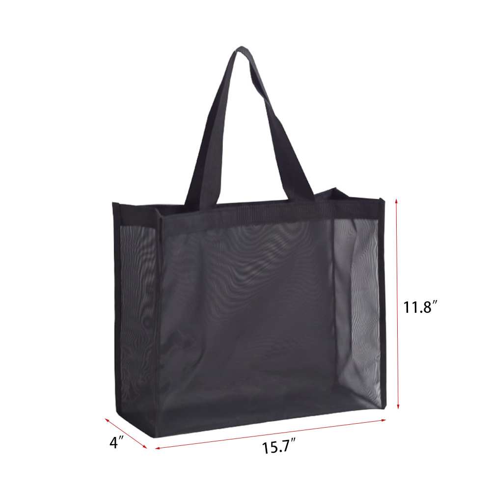 Premium Thick Transparent Nylon Mesh Tote Bag 4