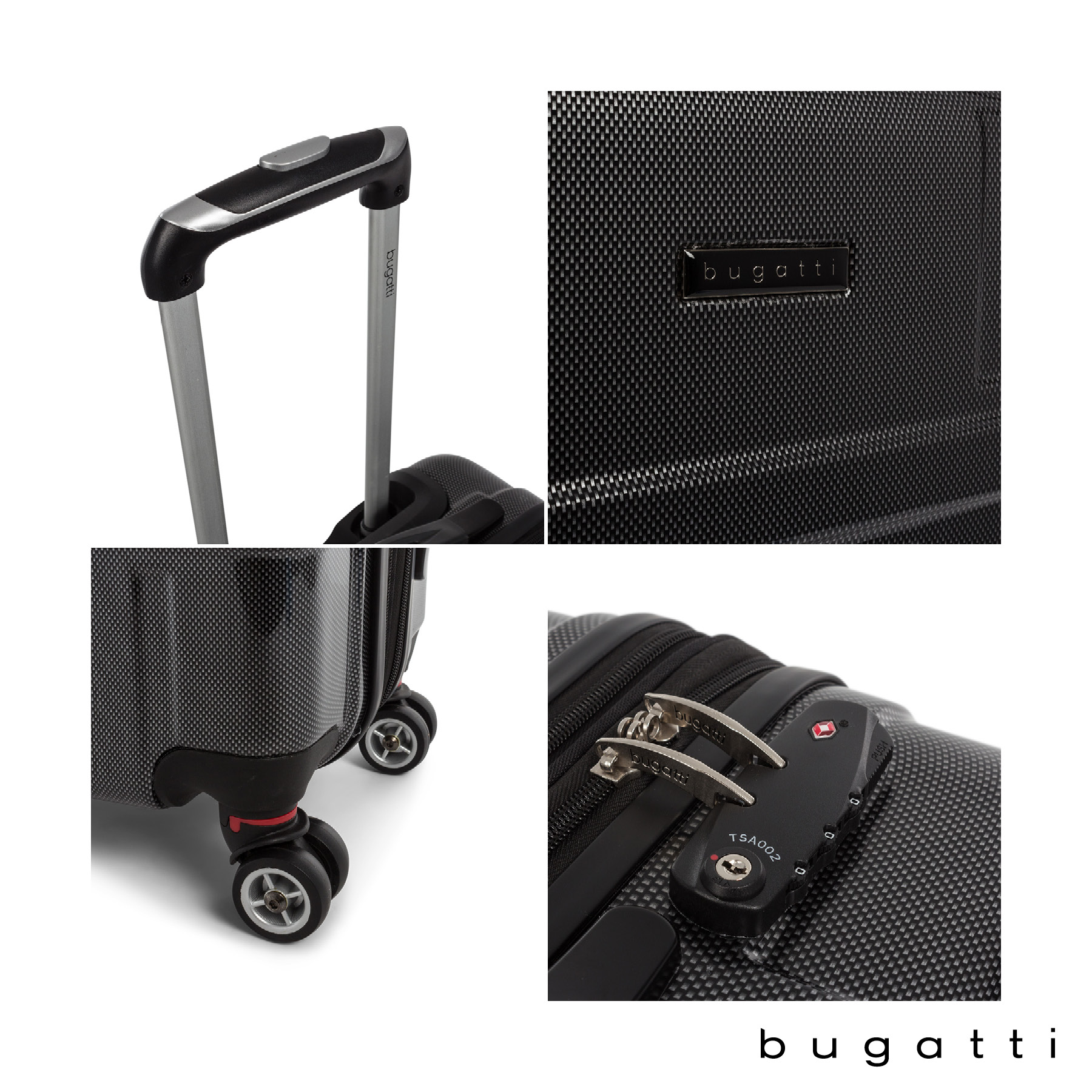 Bugatti Budapest Carry-On Rolling Bag 4