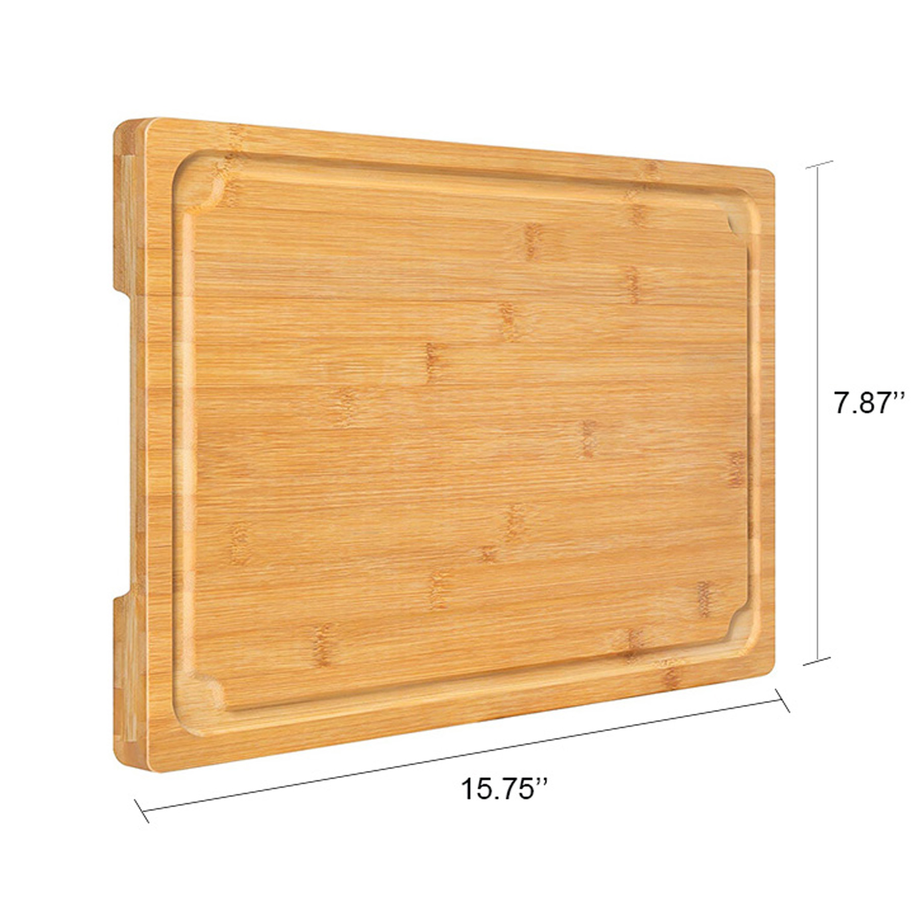 Wooden Cutting Board with Juice Groove 2