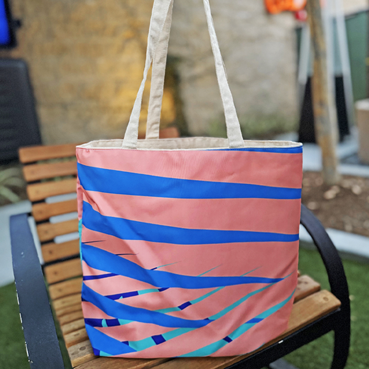 Reversible Colored Cotton Tote 32
