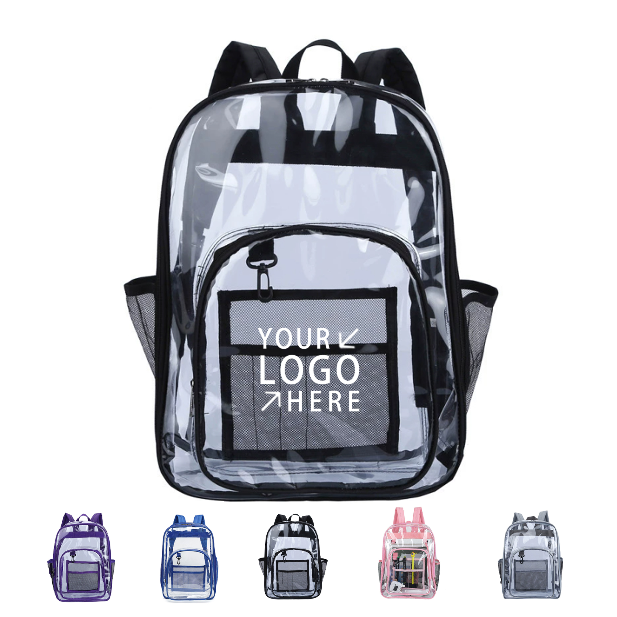 Heavy Duty PVC Transparent Backpack 2