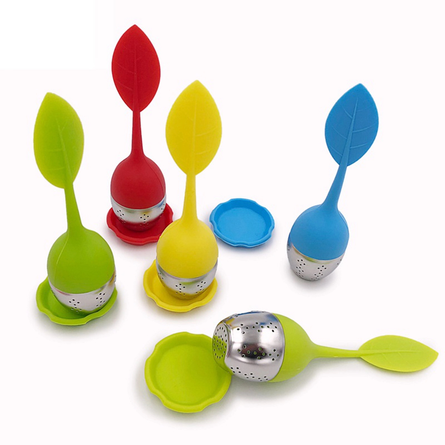 Leaf shape silicone Tea infuser 7