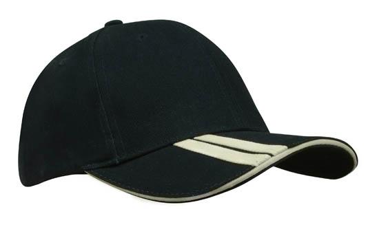 Brushed heavy cotton with double strip on the visor 5