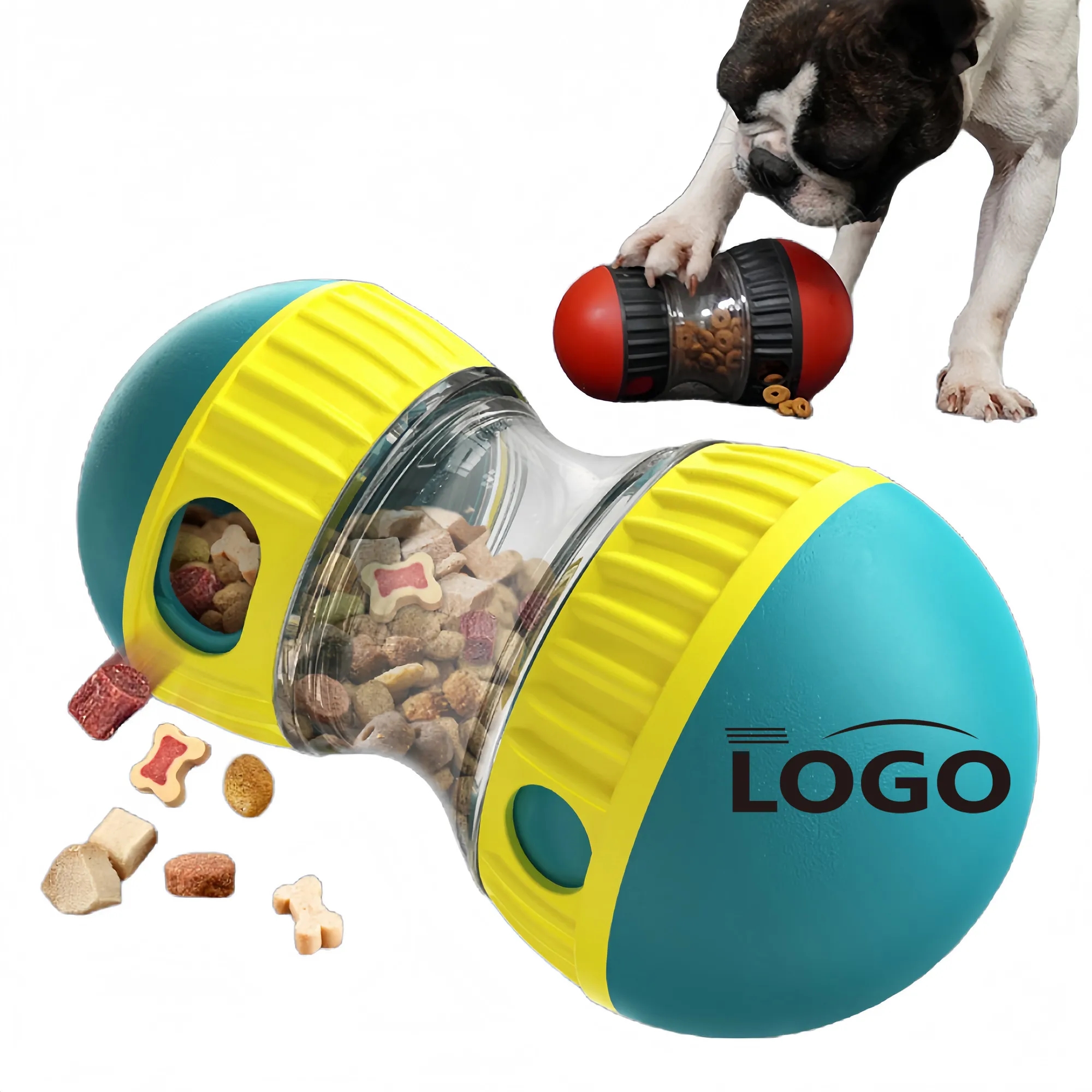 Rolling Food-dispensing Ball For Dogs To Play