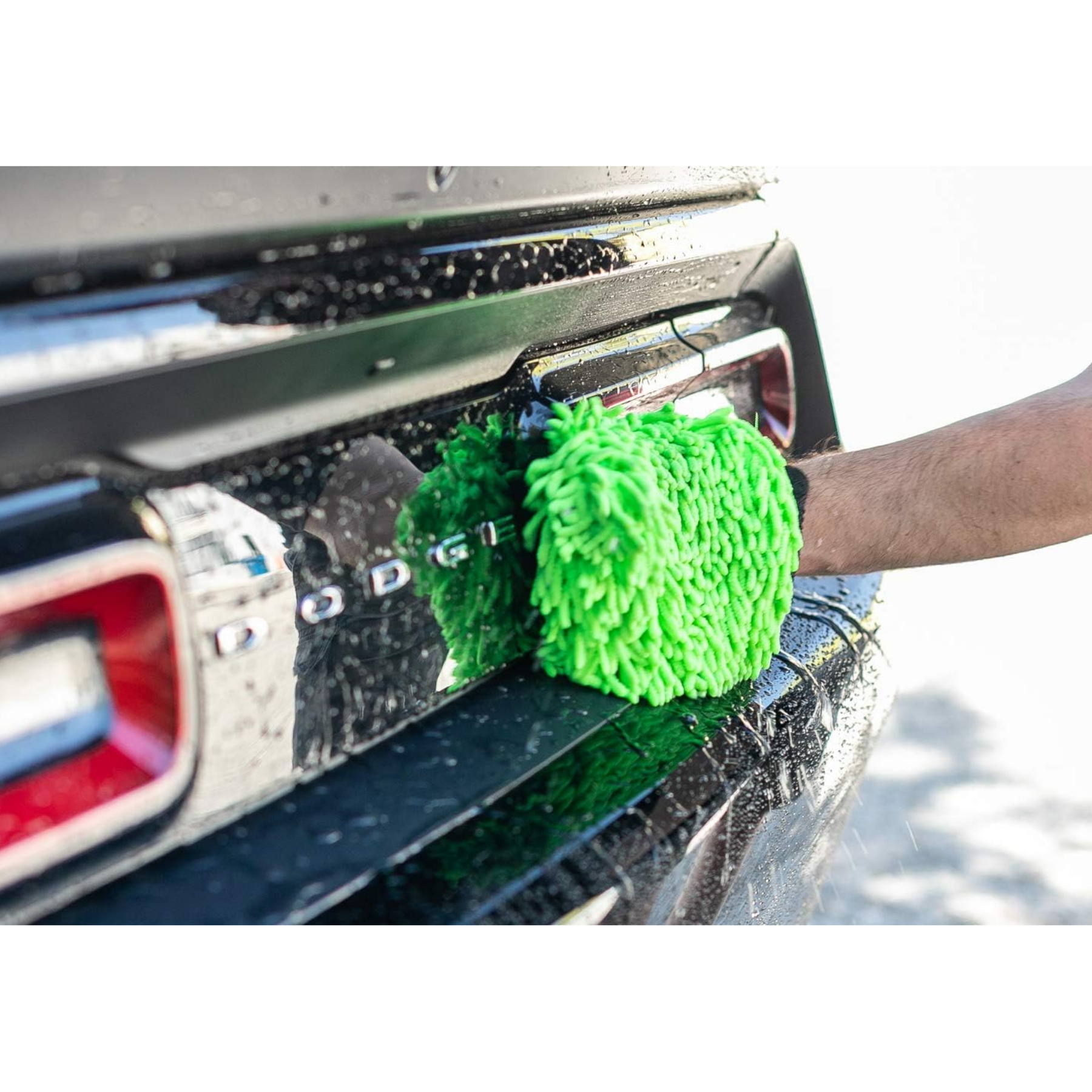 Chenille Microfiber Knobby Wash Mitts 3
