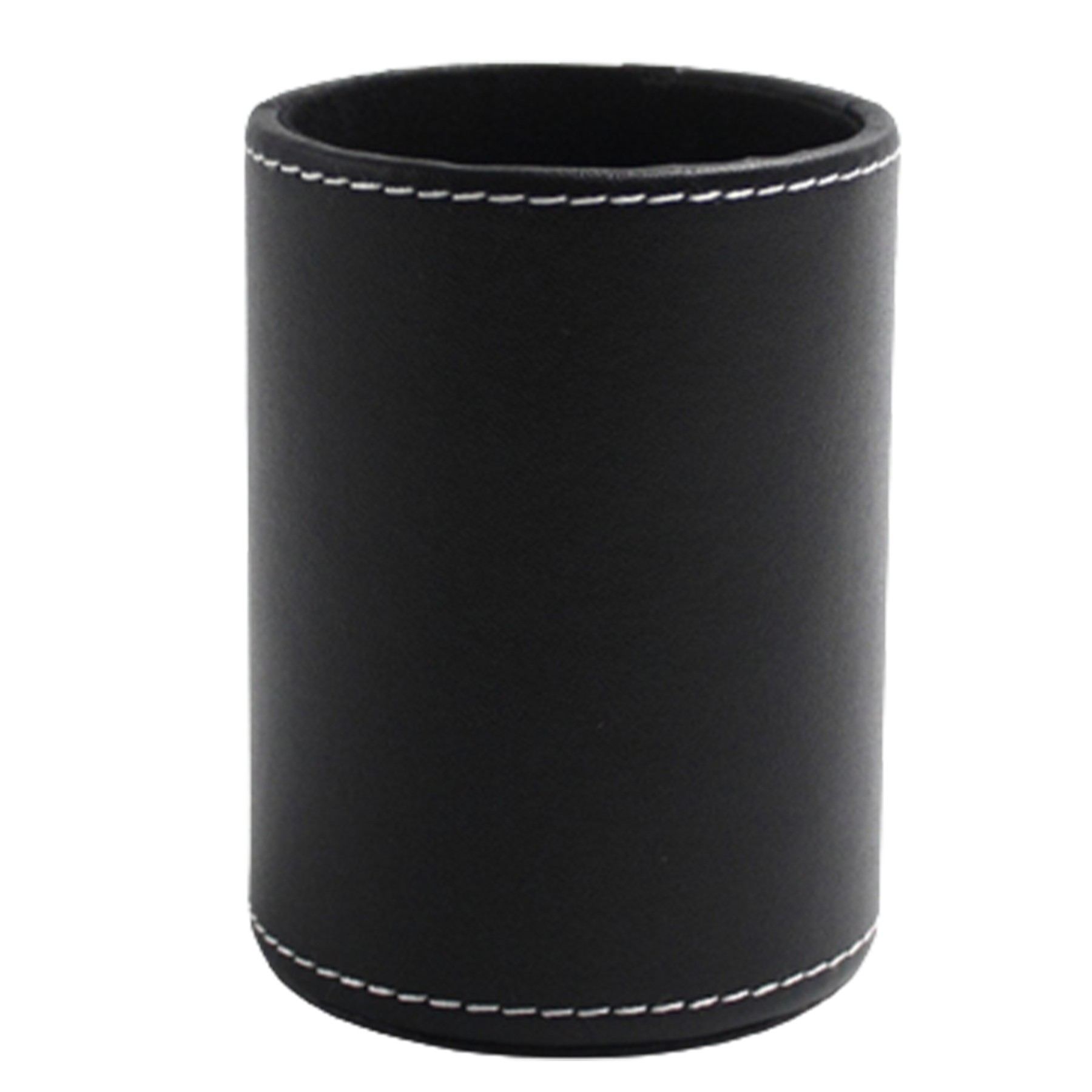 Stylish Leather Desk Top Pen Holder Organizer 3