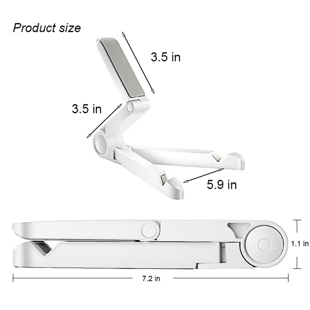 Foldable Triangular Cell Phone & Tablet Stand 7