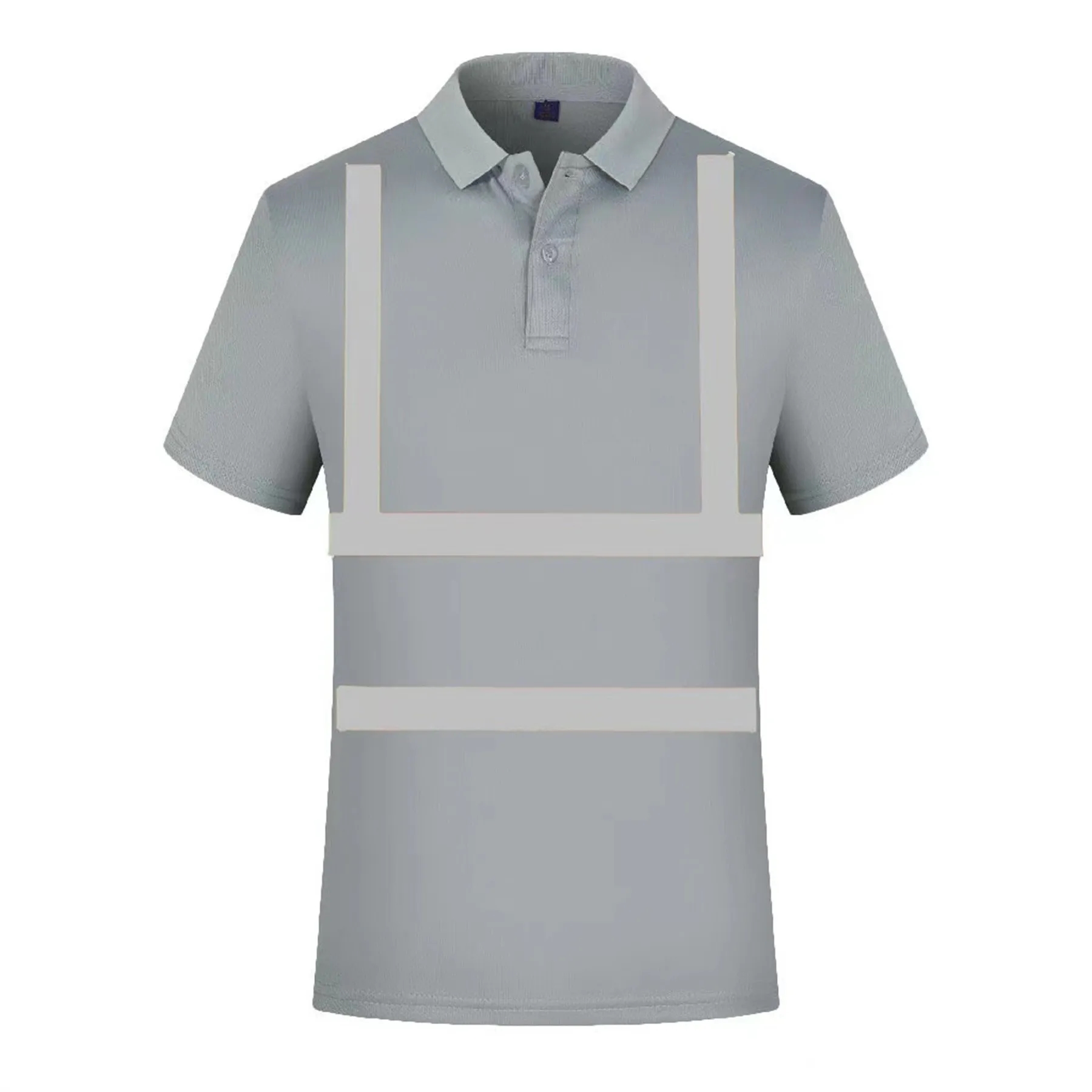 High Visibility Reflective Construction Safety Polo T Shirt 13