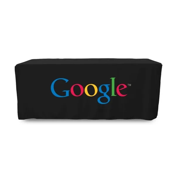 8' 4-Sided Fitted Standard Table Cover (Dye Sublimation) 6