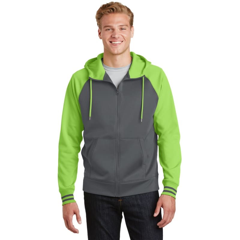 Sport-Tek Sport-Wick Varsity Fleece Full-Zip Hooded Jacket. 14