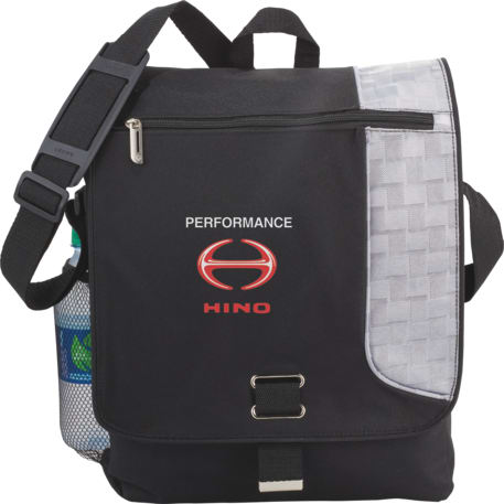 Gridlock Vertical 15" Computer Messenger Bag 11