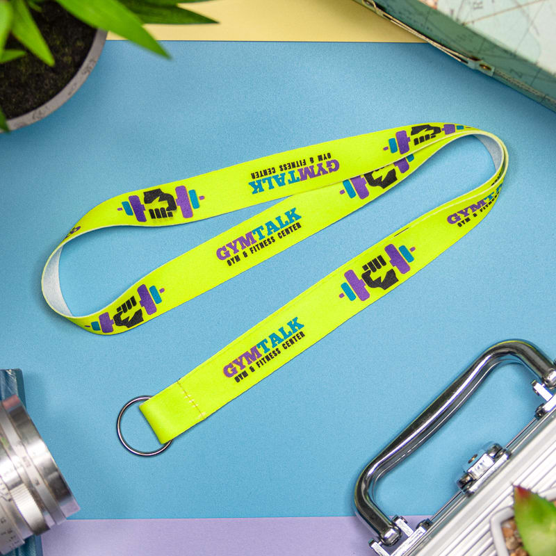 Fluorescent Neon Full Color Lanyards 16