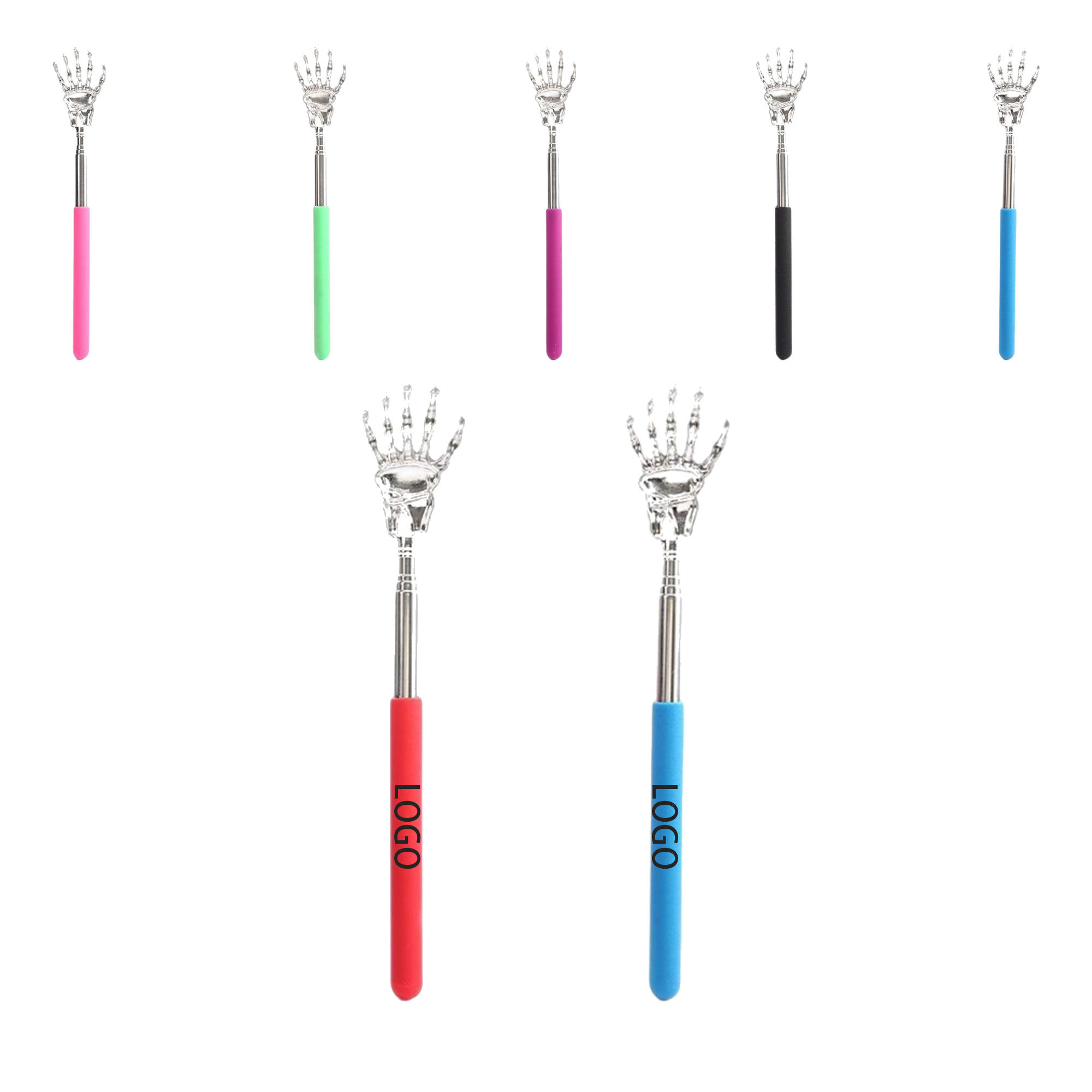 Portable Extendable Telescopic Bear Claws Metal Back Scratcher 3