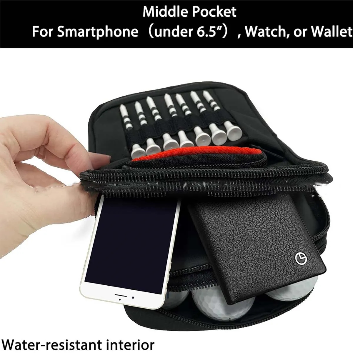 Large Capacity Golf Accessories Storage Bag 3