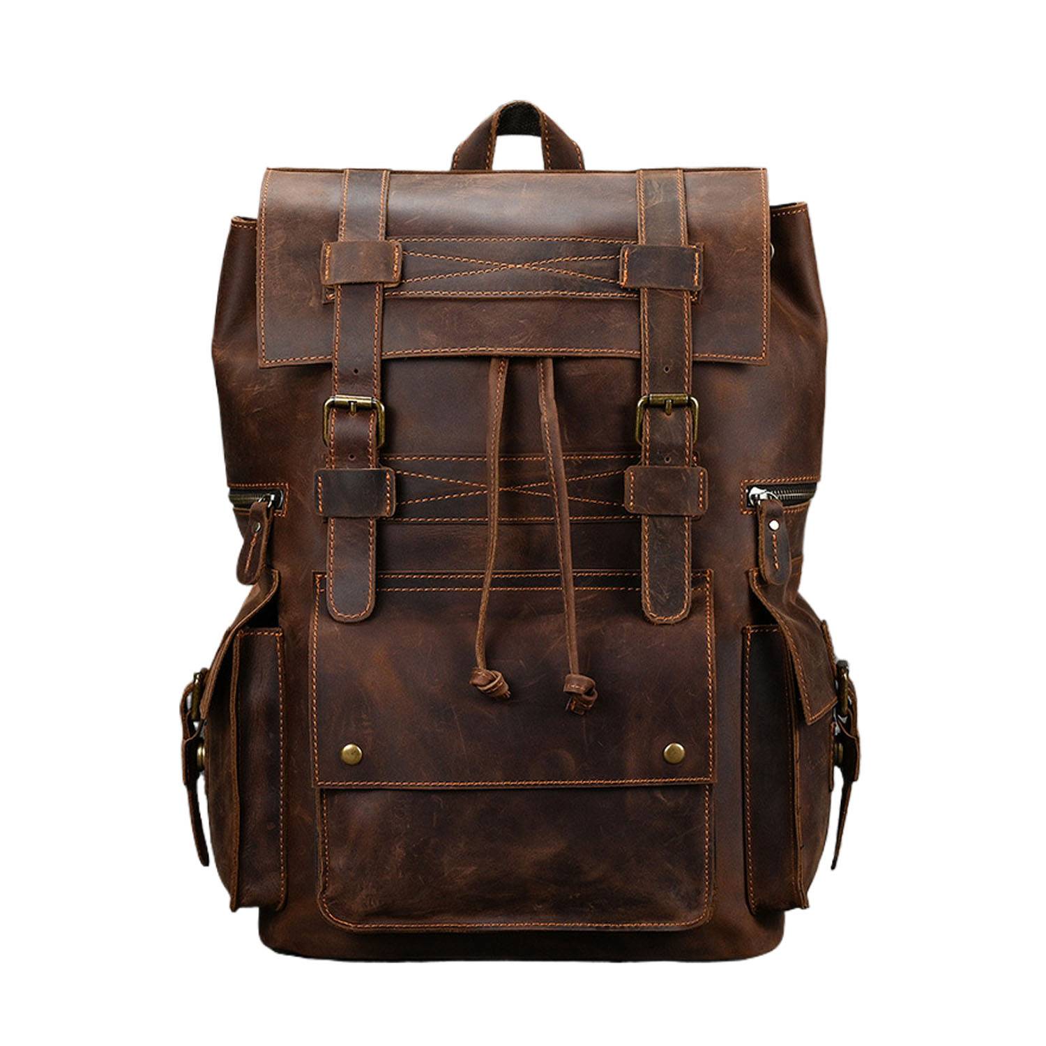 Genuine Leather Backpack 2