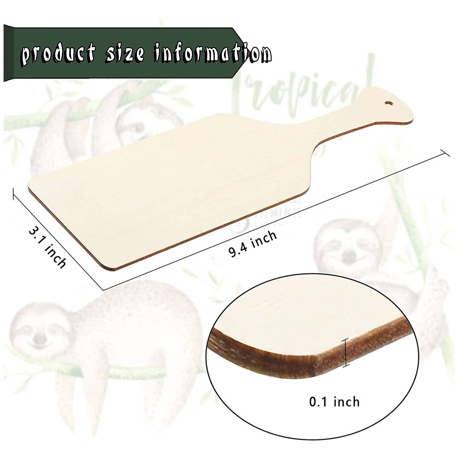 Camping Kitchen Mini Wooden Cutting Board with Handle 3