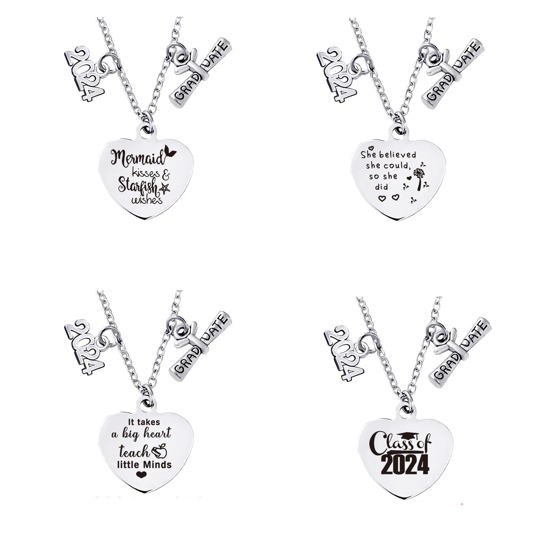 Stainless Steel Graduation Gift Necklace 7