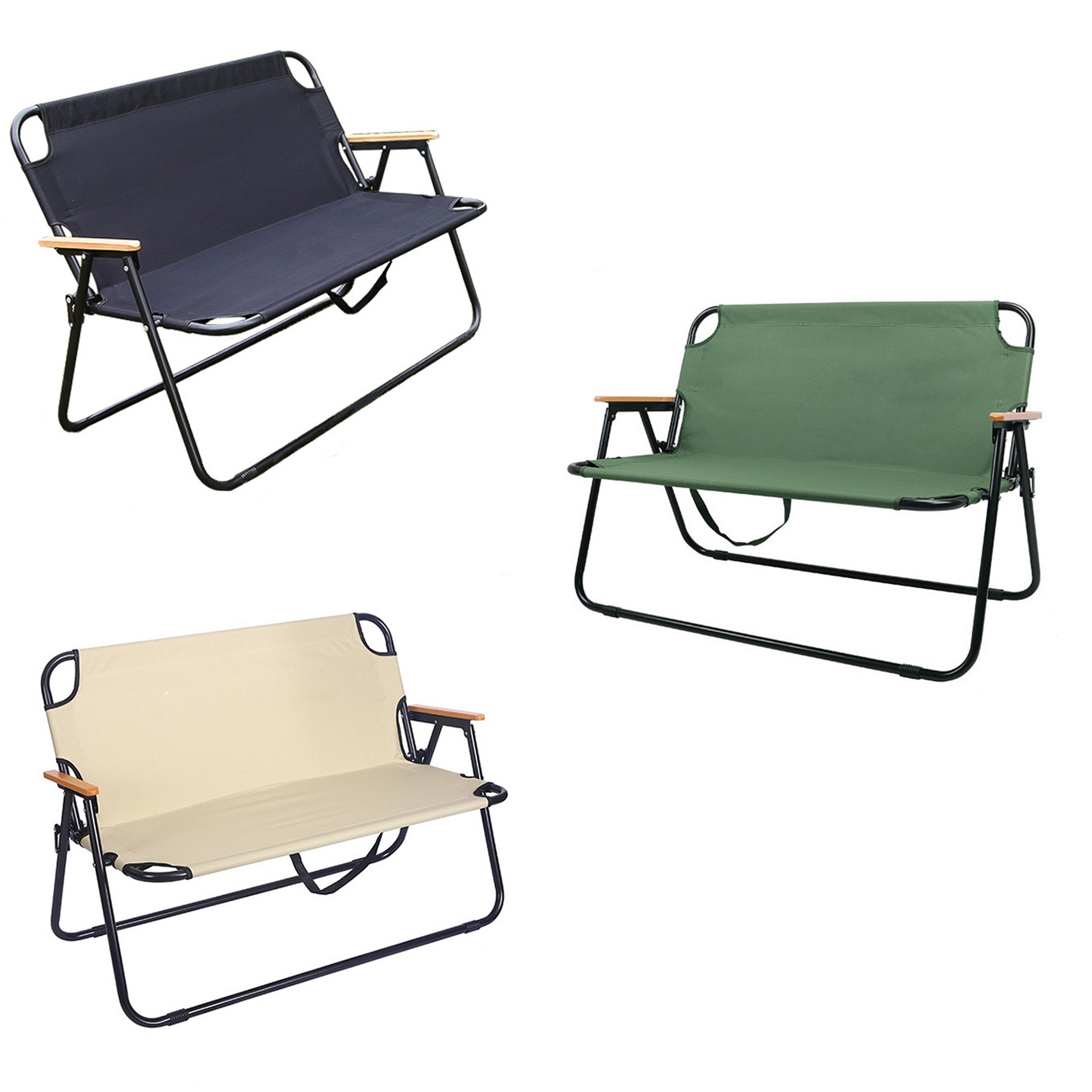 Outdoor Folding Camping Double Chair 5