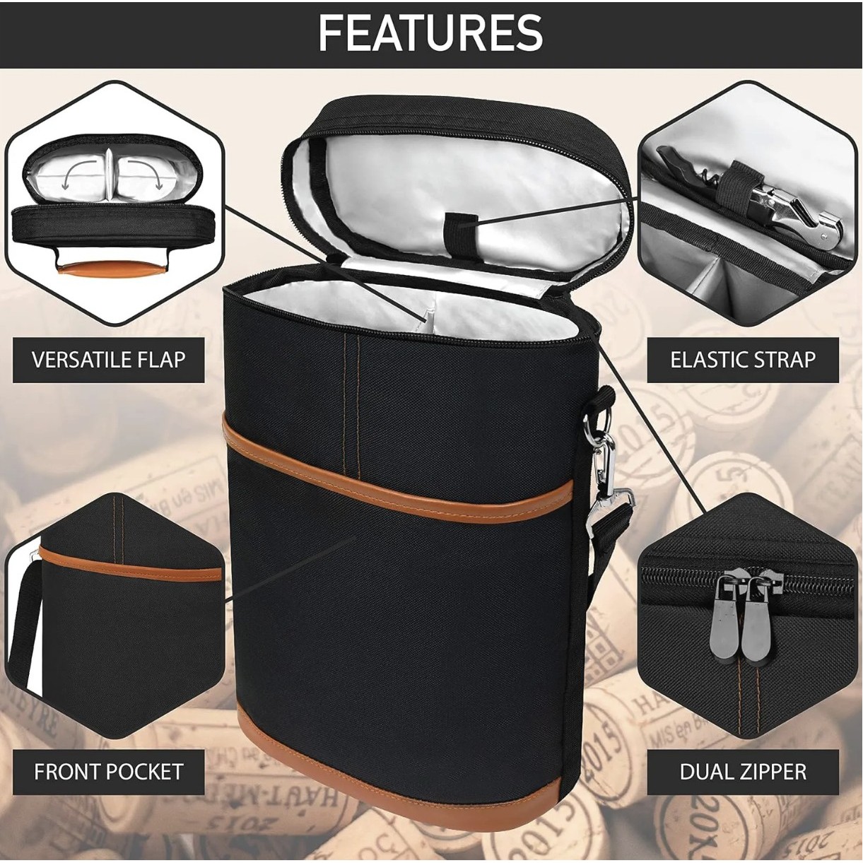 Insulated Wine Carrier Bag 2