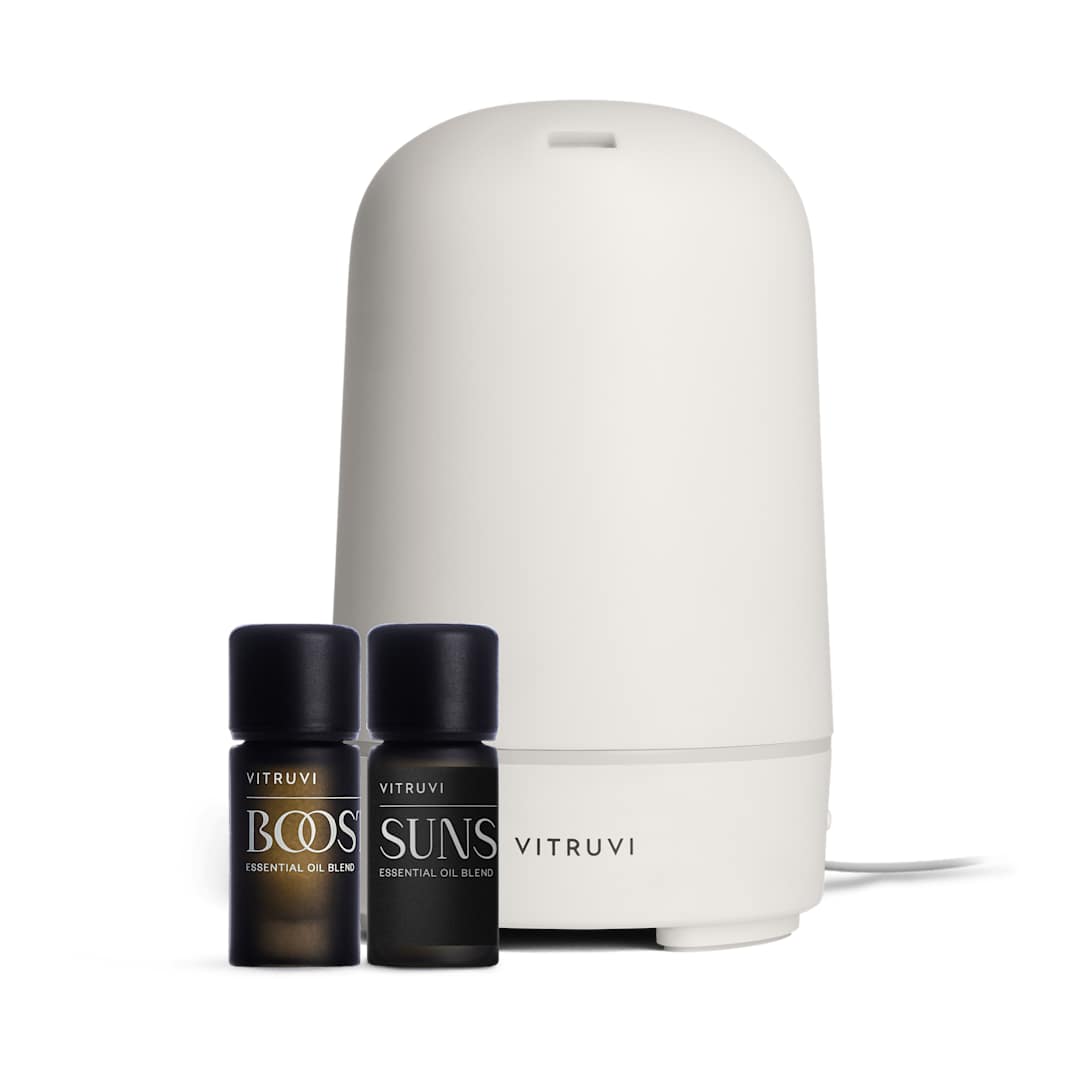 Vitruvi Glow Diffuser and Essential Oil Bundle Set 18
