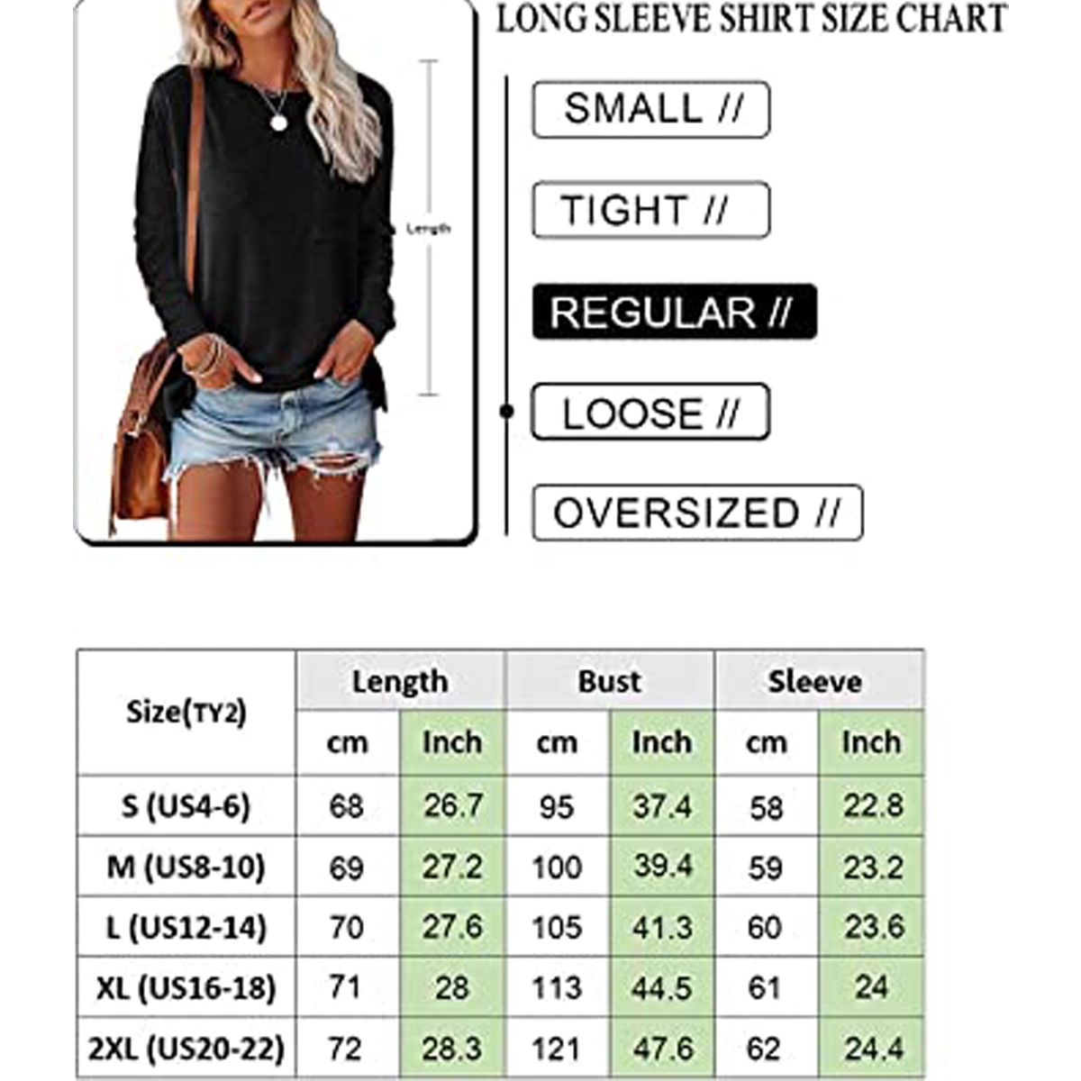 Women Casual Loose Long Sleeve Shirts 7