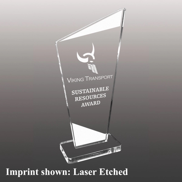 Acrylic Stock Award - Laser Etched