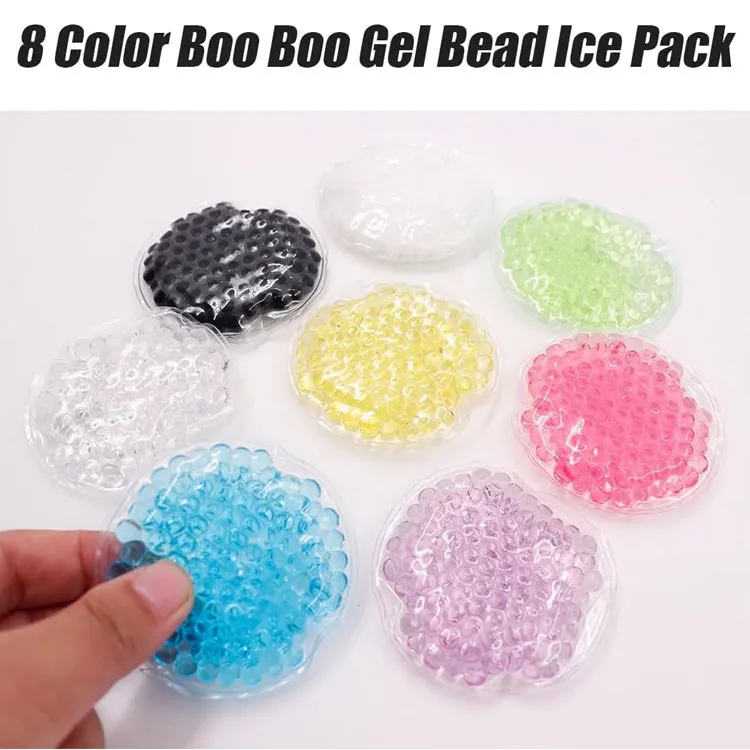 Transparent Round Ice Pack - Small Multi-Color Cooling Gel 4
