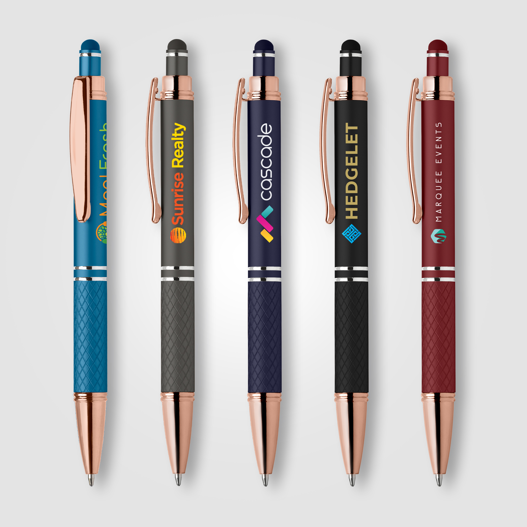 Phoenix Softy Rose Gold Classic Pen w/ Stylus 7
