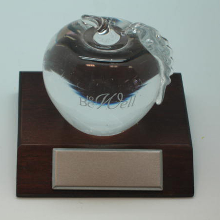 OPTICAL GLASS APPLE AWARD 1