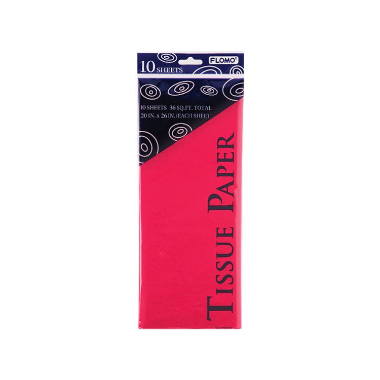 Gift Bag Tissue Paper - Hot Pink 10 Pack 2