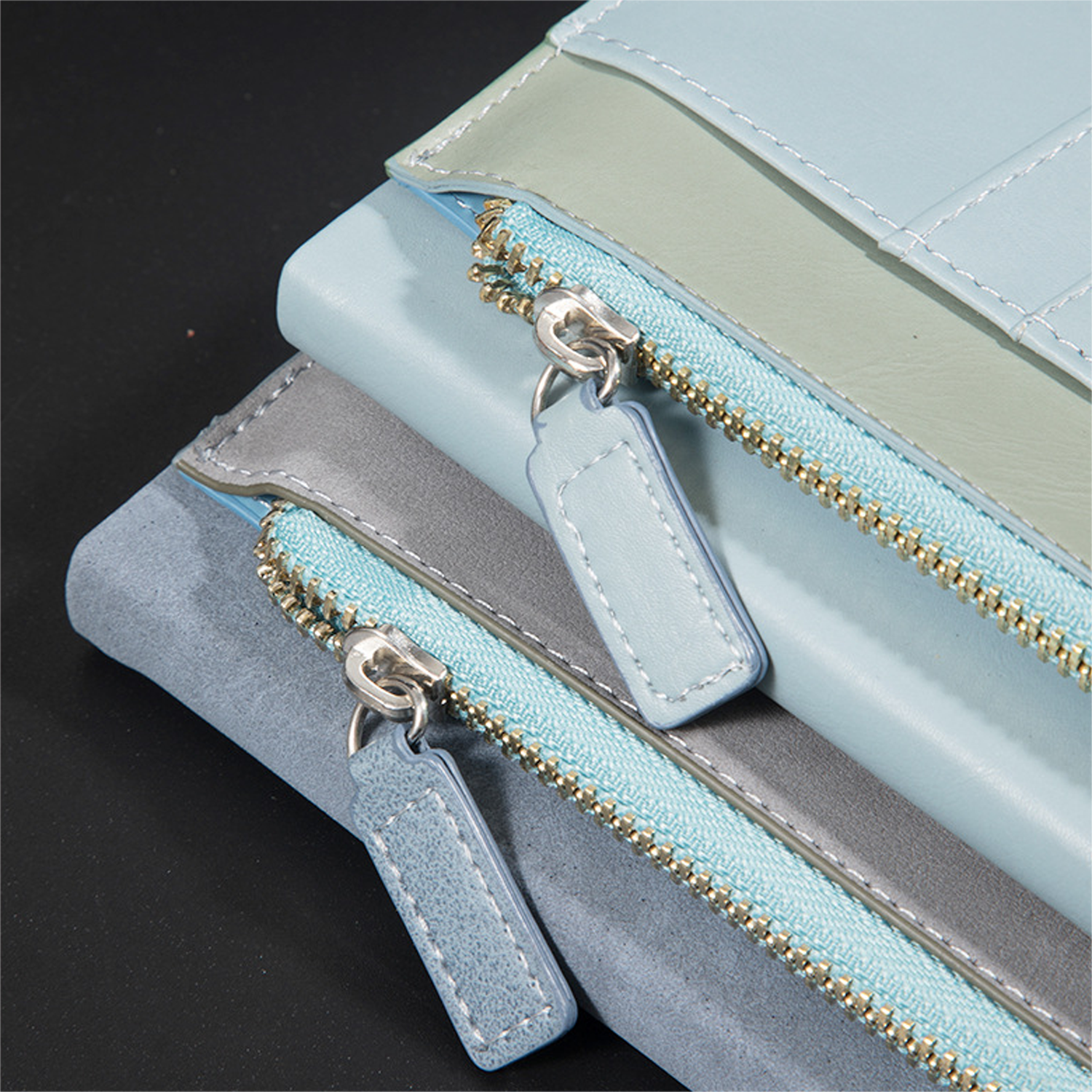 A5 PU Leather Notebook w/ Zipper Pouch 4