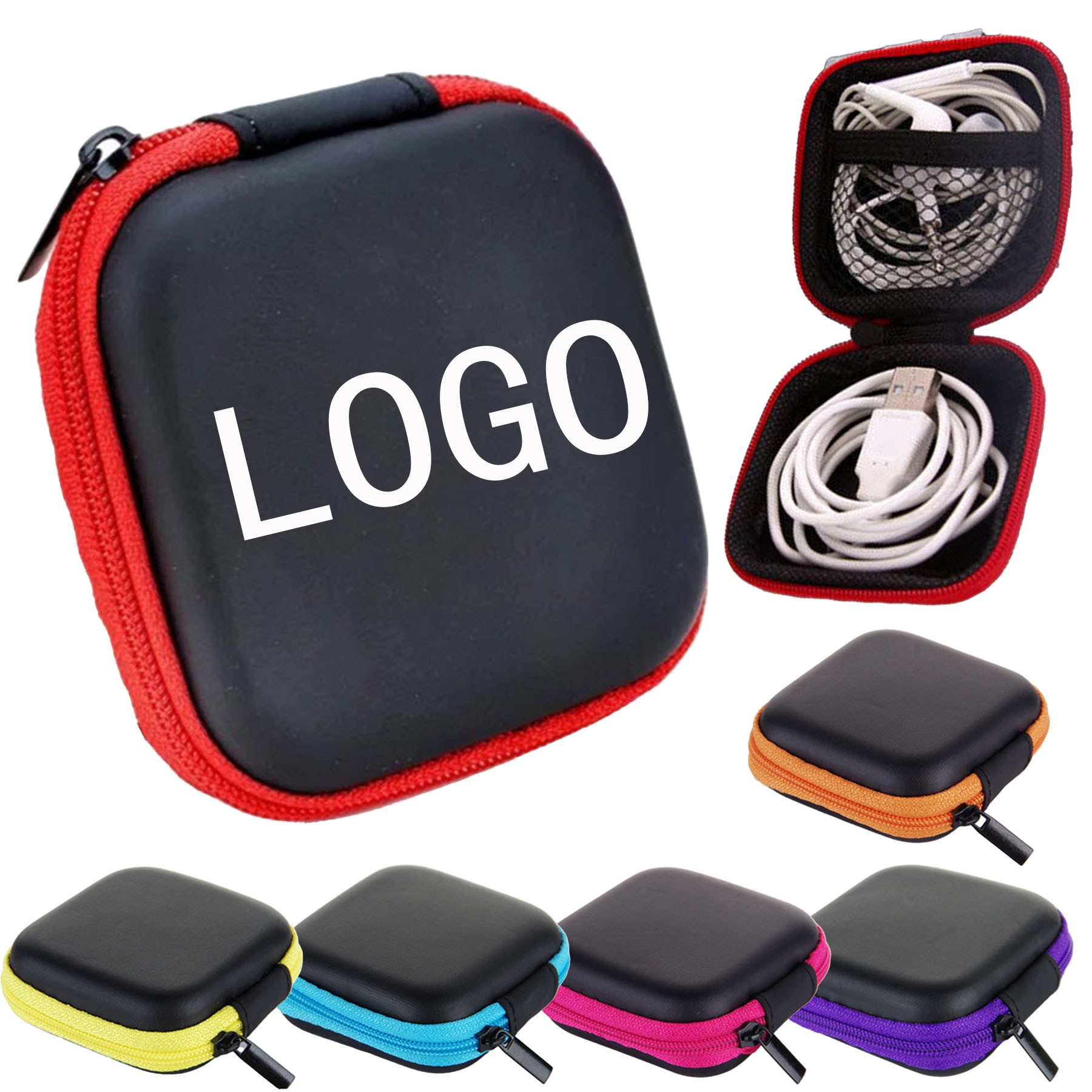 Square data cable storage box