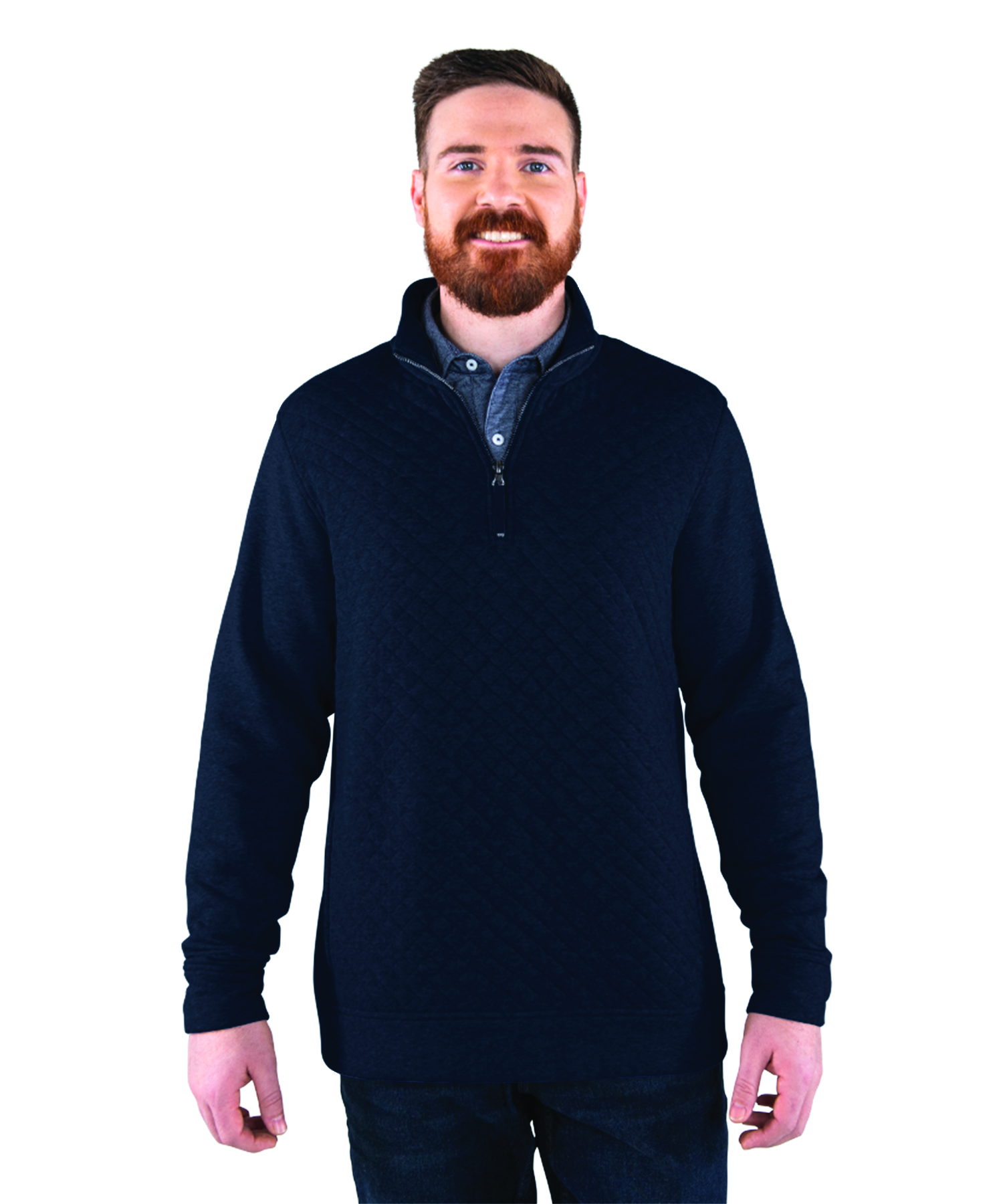 Men's Franconia Quilted Pullover, custom hoodie or sweatshirt with logo imprint 17