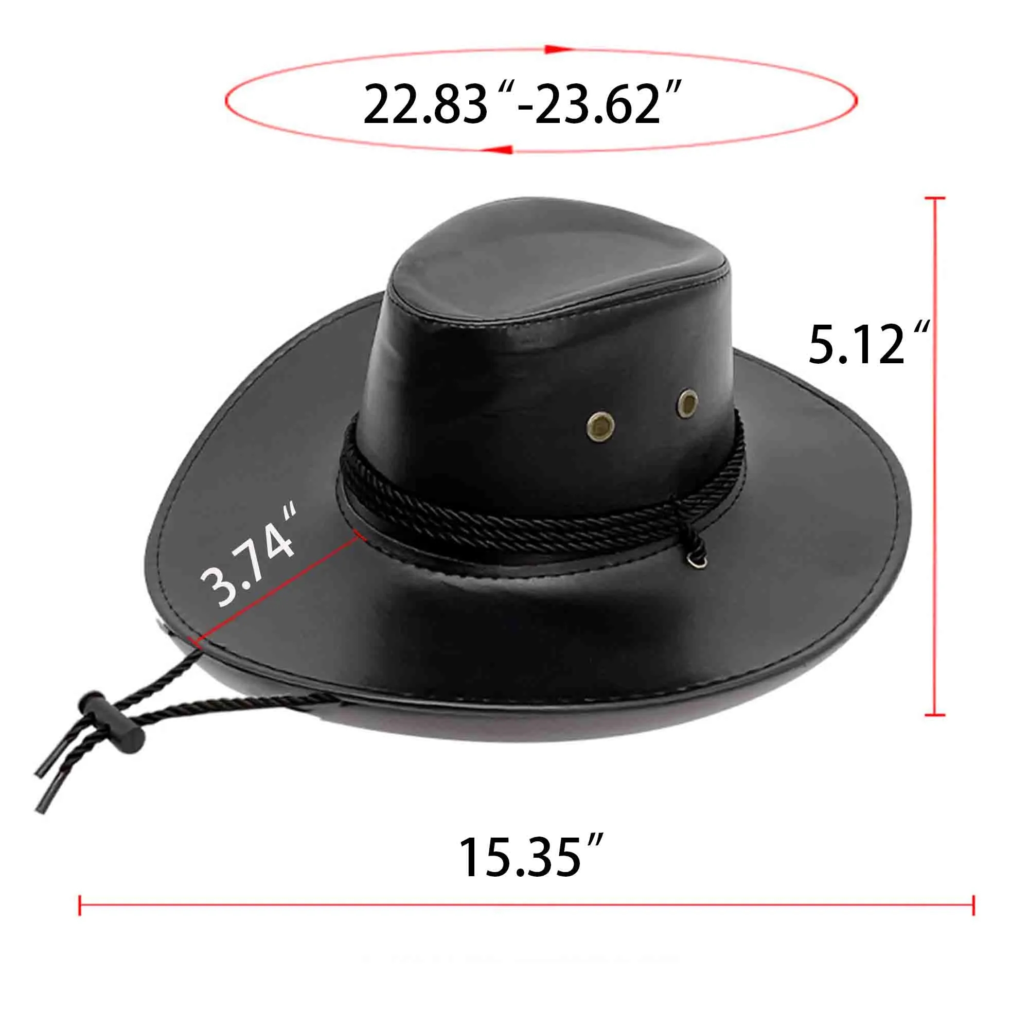 Leather Western Cowboy Hats 6