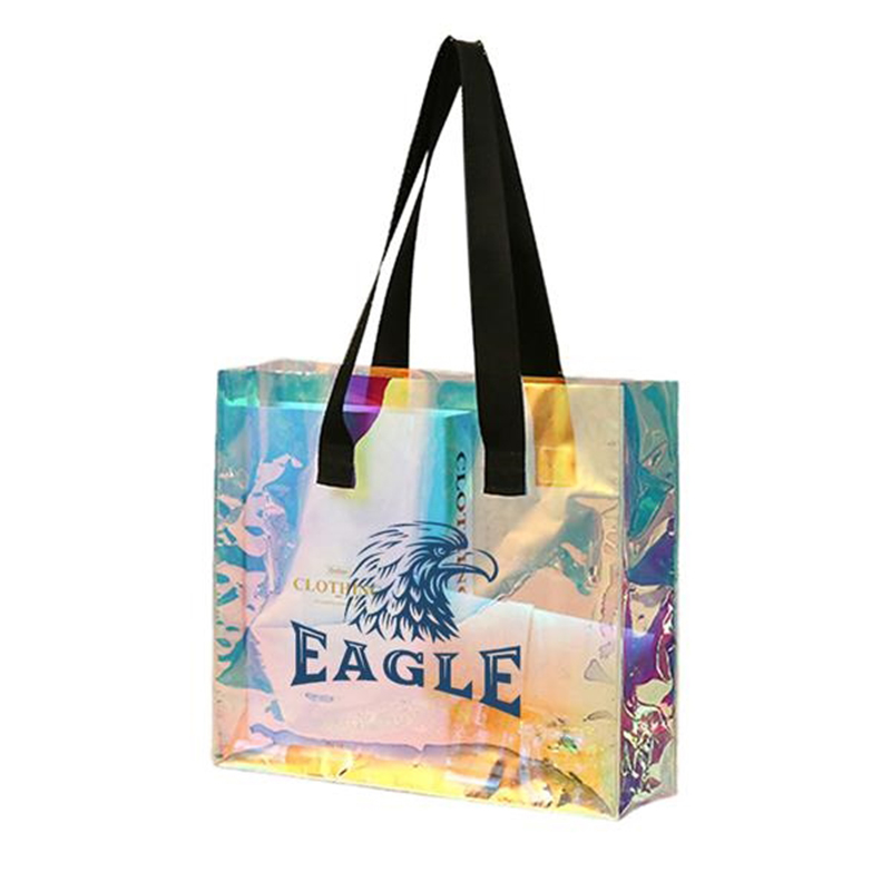 Holographic Laser Iridescent PVC Shoulder Tote Bag 1