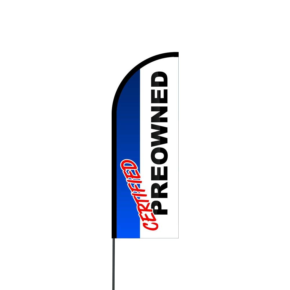 Certified Pre Owned Flag Kit Hardware 11' Feet Feather Flag Sign Outdoor Banner 2