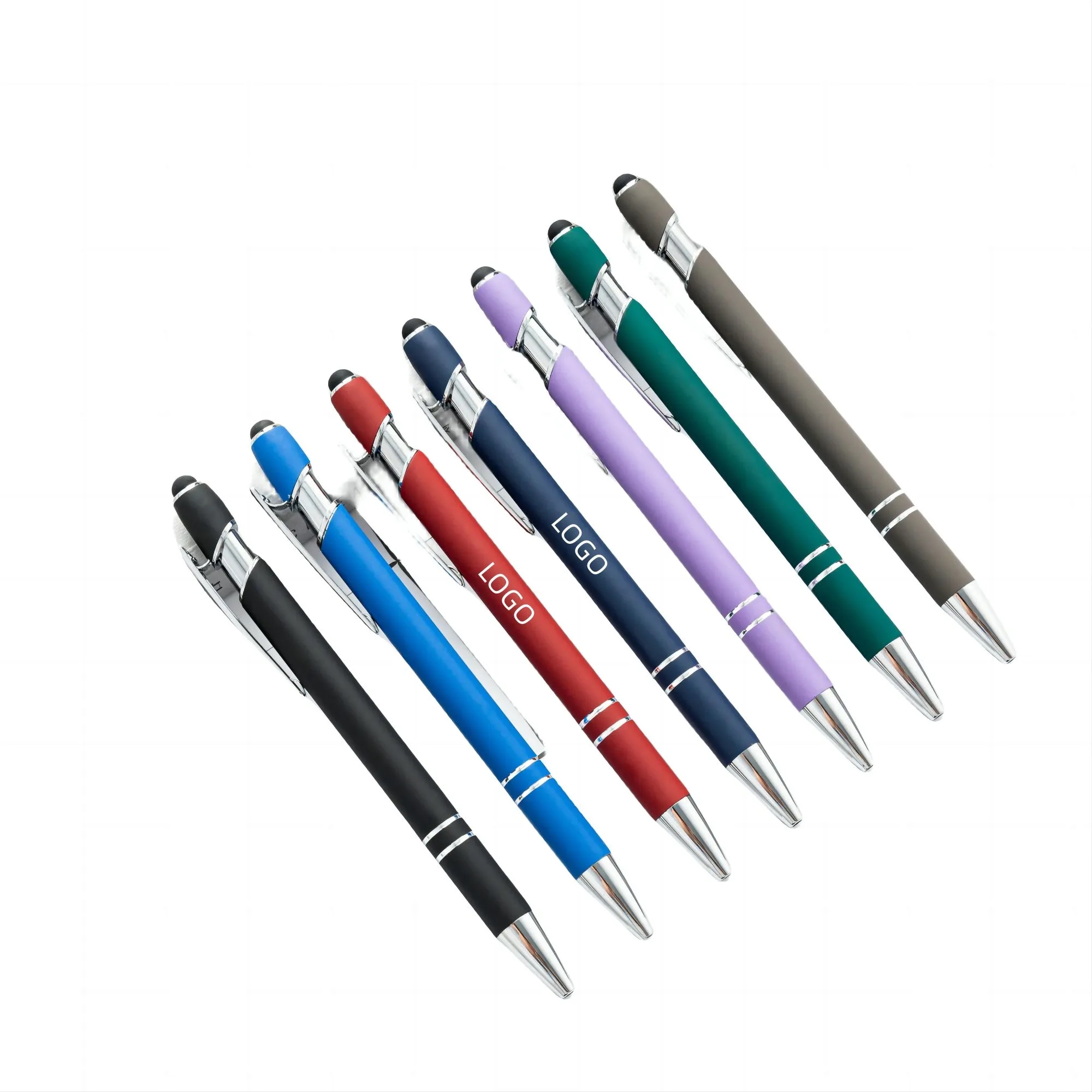 Moq 50 Soft Touch Metal Ballpoint Pen 1