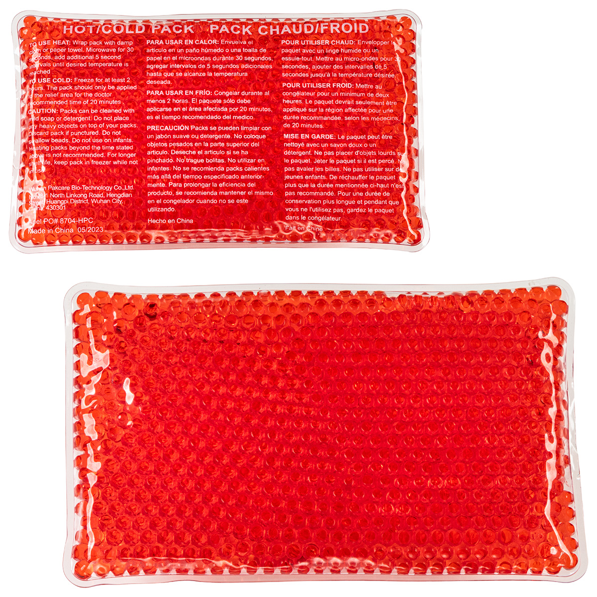 Full-Color Aqua Pearls™ Hot/Cold Pack 45
