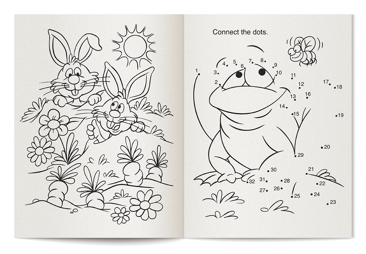 COLORING BOOK - Springtime Friends Coloring & Activity Book 5