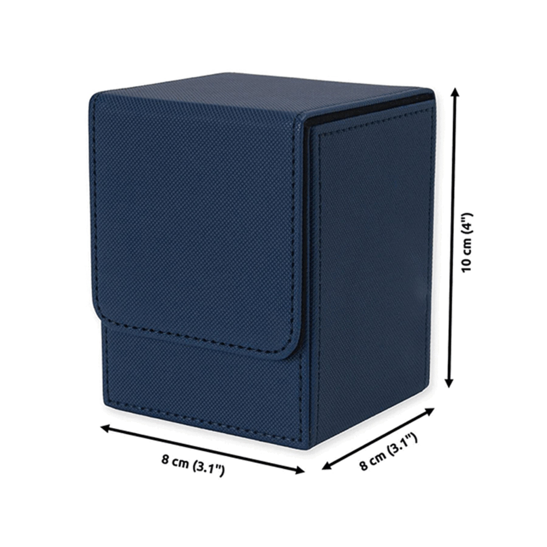 Magnetic PU Leather Card Box, custom desk accessory with logo imprint 7