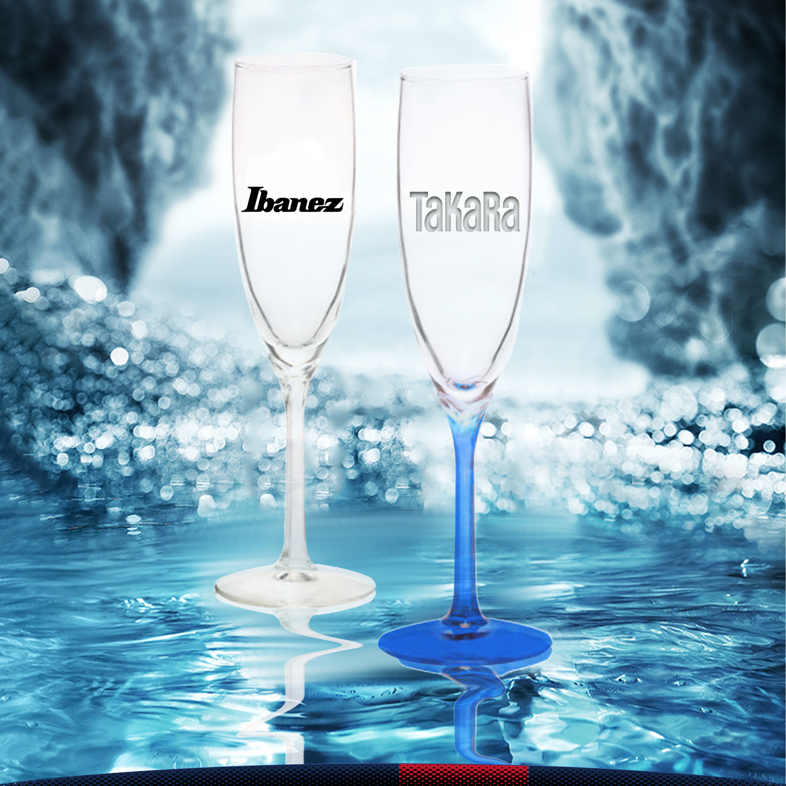 6 oz. Libbey Balla Champagne Flutes 10
