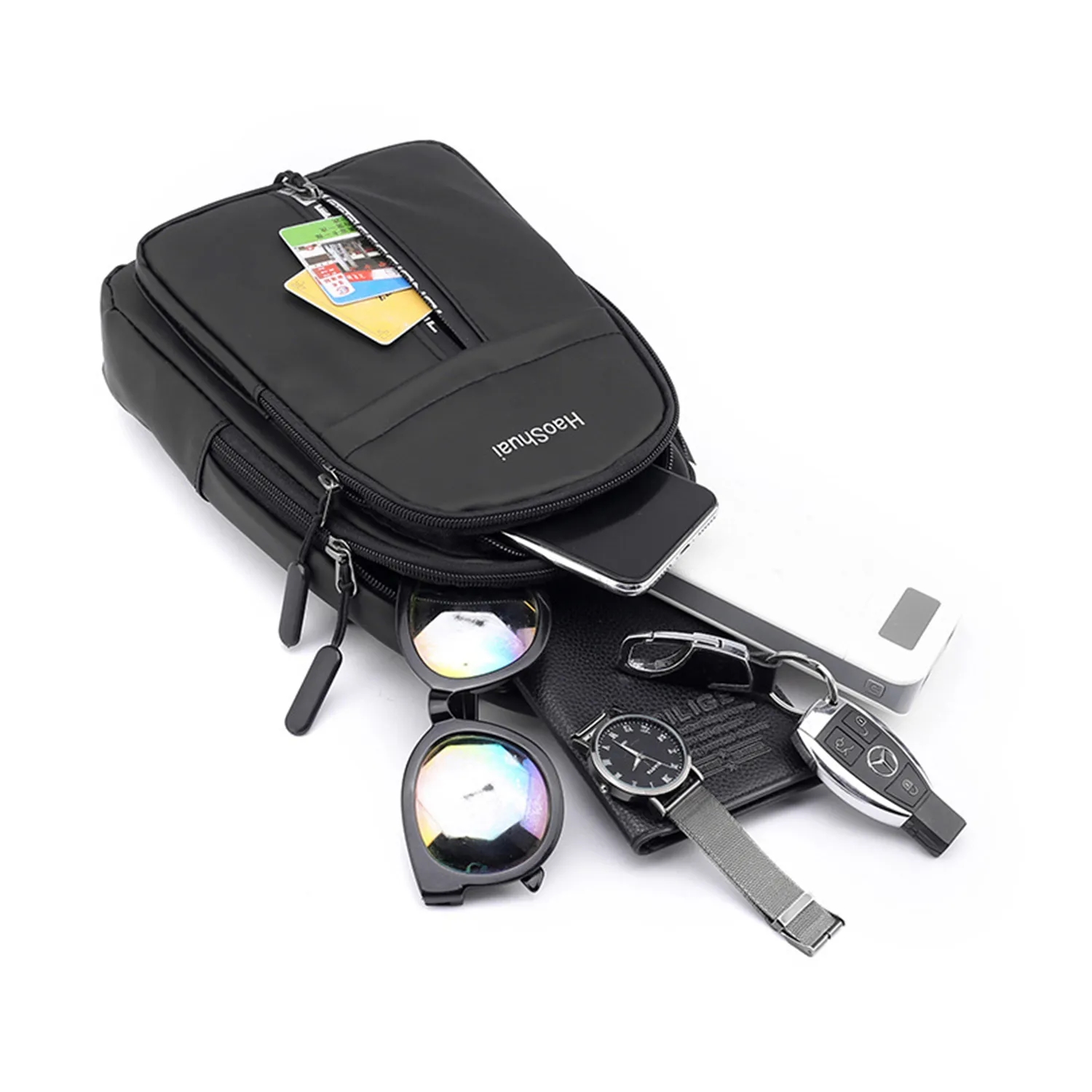 Nylon Crossbody Sling Bag 3