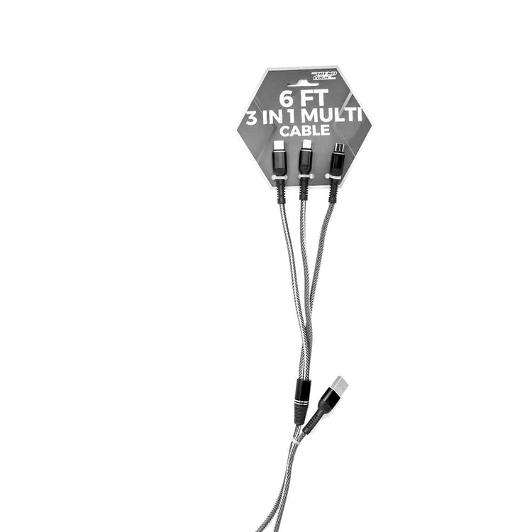 3-in-1 Phone Chargers - Lightning Micro USB Type C 2