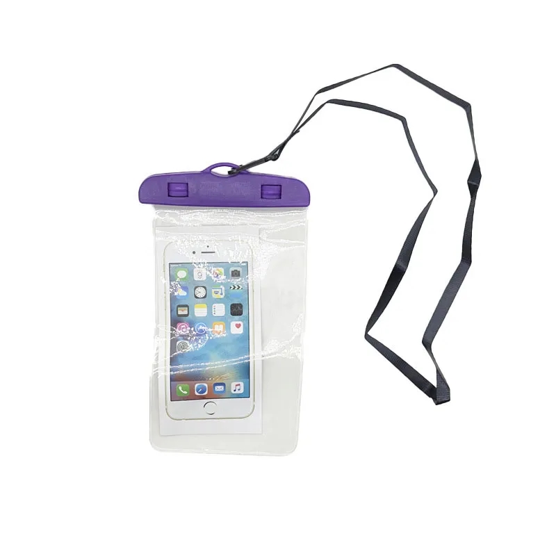 Full Color PVC Waterproof Phone Pouch 9"L x 5"W x 18"H 3