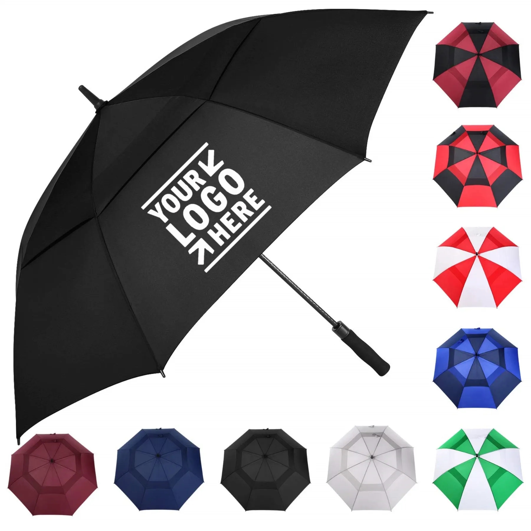 Automatic Double Golf Umbrella 2