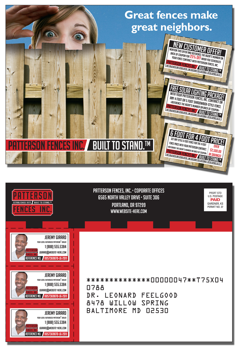 Laminated Card with Coupons (3 Count) - 5x3.5 - 14 pt. 2