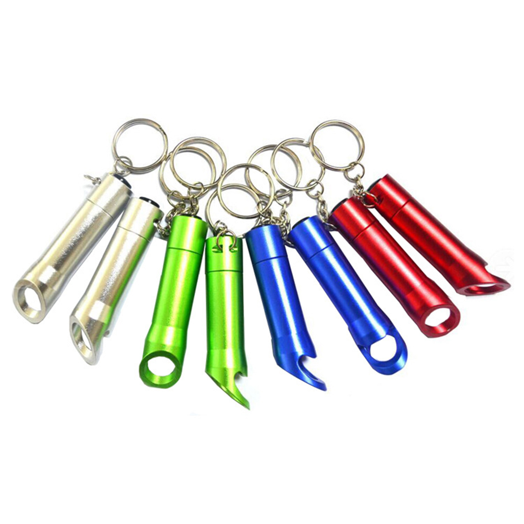 Aluminum LED Flashlight With Bottle Opener 3