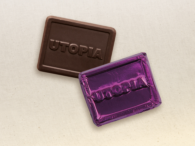 Premium Custom Foil-wrapped Chocolate Rectangle 5