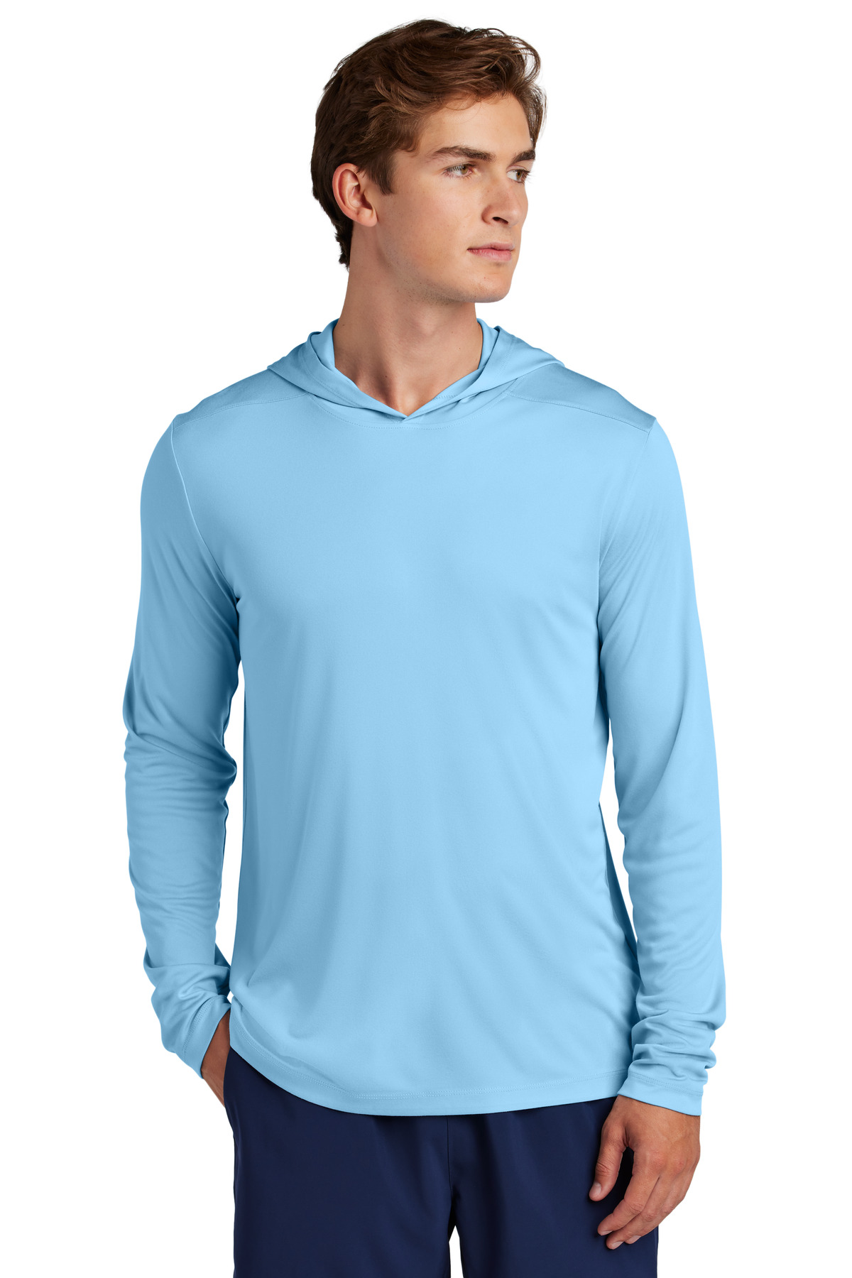 Sport-Tek Posi-UV Pro Long Sleeve Hoodie ST420LSH 47