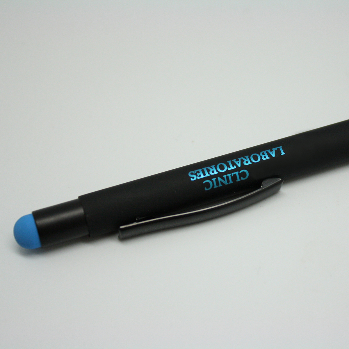 Sleek Soft Rubber Pen & Stylus with Matching Laser Engrave 18